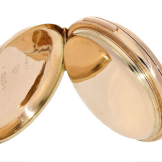 Swiss gold quarter repeating hunting cased watch Circa 1900