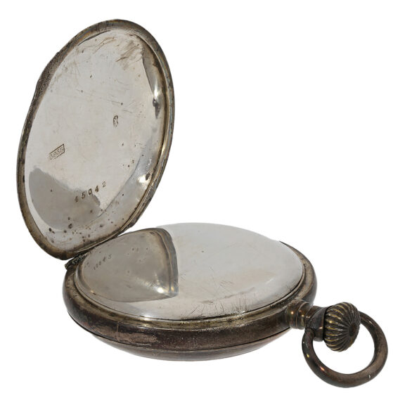 Swiss silver keyless pocket watch with six time zones Circa 1890 Swiss silver keyless pocket watch with six time zones Circa 1890
