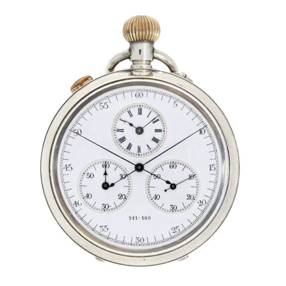 Rare English silver observatory pocket watch Circa 1890