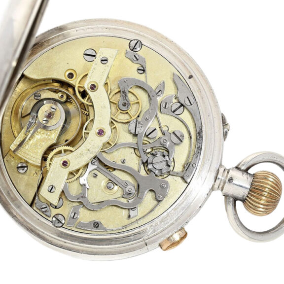 Rare English silver observatory pocket watch Circa 1890 Rare English silver observatory pocket watch Circa 1890