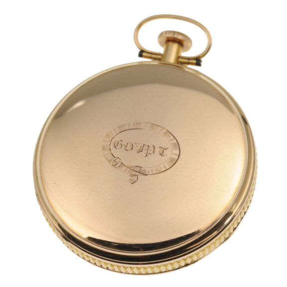 Impressive Swiss gold and enamel cylinder watch Circa 1800 Impressive Swiss gold and enamel cylinder watch Circa 1800