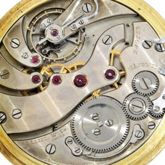Very rare Swiss gold watch with 8 days movement Circa 1920