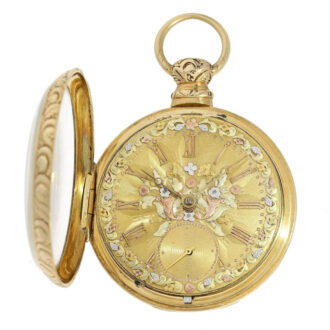 English gold watch with Massey-III escapement Circa 1825