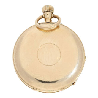 Swiss gold hunting cased lever pocket watch Circa 1890 Swiss gold hunting cased lever pocket watch Circa 1890