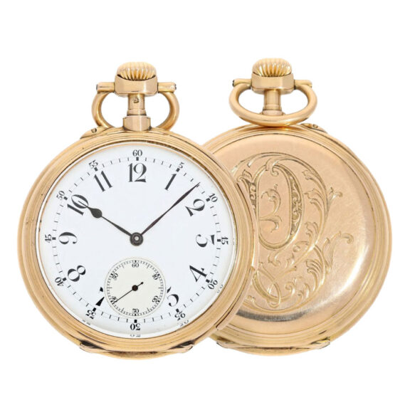 French gold quarter repeating pocket watch Circa 1890