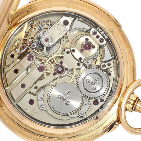French gold quarter repeating pocket watch Circa 1890 French gold quarter repeating pocket watch Circa 1890