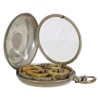 Swiss silver lever made for the Chinese market Circa 1880