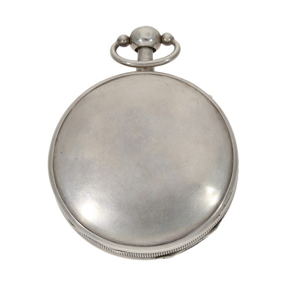 Silver open faced repeating verge pocket watch Circa 1800 Silver open faced repeating verge pocket watch Circa 1800