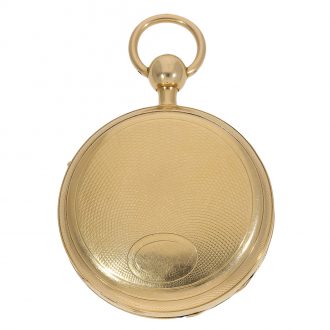 Small French quarter repeater with skeletonized dial Circa 1830