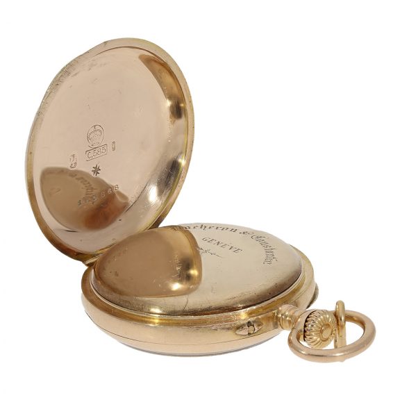 Beautiful Swiss gold Art Nouveau lady’s pocket watch Circa 1910 Beautiful Swiss gold Art Nouveau lady’s pocket watch Circa 1910