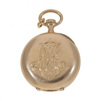 Beautiful Swiss gold Art Nouveau lady’s pocket watch Circa 1910