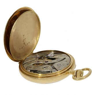 Swiss 18K gold open faced lady's lever watch Circa 1905