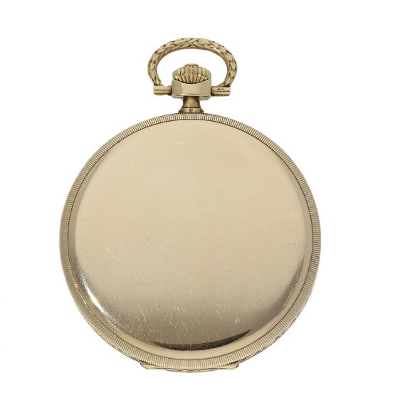 Swiss 14K gold keyless Art Deco lever pocket watch Circa 1925 Swiss 14K gold keyless Art Deco lever pocket watch Circa 1925