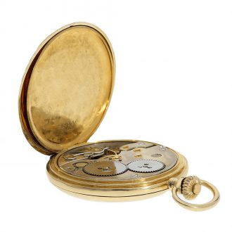 Swiss 14K gold IWC Schaffhausen chronometer Circa 1918