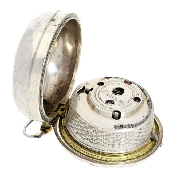 German silver open faced verge pocket watch Circa 1678 German silver open faced verge pocket watch Circa 1678