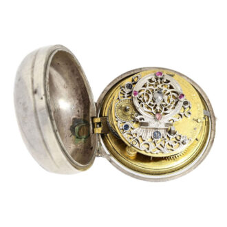 German silver open faced verge pocket watch Circa 1678 German silver open faced verge pocket watch Circa 1678