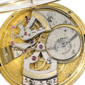 Swiss center seconds duplex for Chinese market Circa 1840