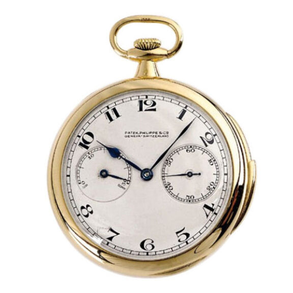 Swiss gold min repeating lever with power reserve Circa 1919