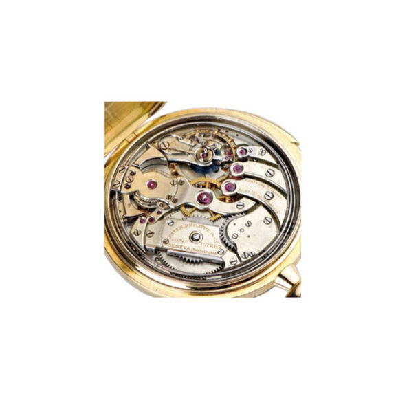 Swiss gold minute repeater watch with power reserve Circa 1919 Swiss gold minute repeater watch with power reserve Circa 1919