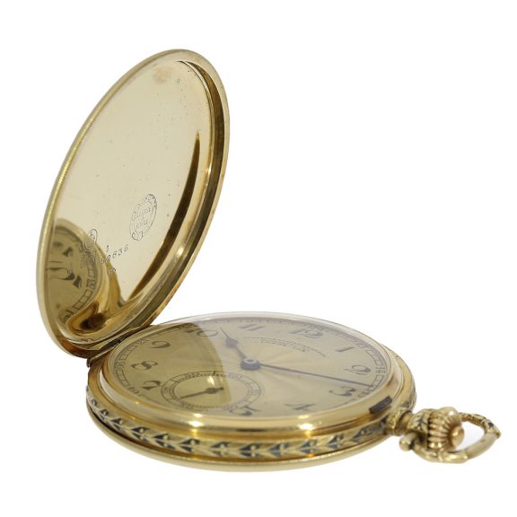 German two-colour gold Art Deco lever watch Circa 1930 German two-colour gold Art Deco lever watch Circa 1930