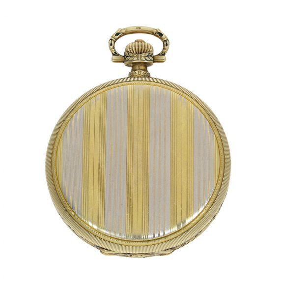 German two-colour gold Art Deco lever watch Circa 1930 German two-colour gold Art Deco lever watch Circa 1930