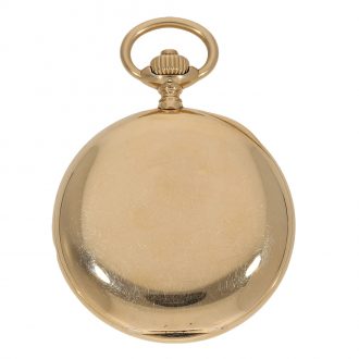 Large German 14K gold Glashütte pocket watch Circa 1902