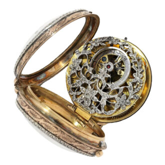 High quality Gold skeletonized verge watch Circa 1780 High quality Gold skeletonized verge watch Circa 1780