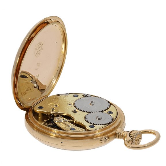 German gold Glashütte precision pocket watch Circa 1894 German gold Glashütte precision pocket watch Circa 1894