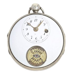 Swiss silver and enamel verge pocket watch Circa 1770