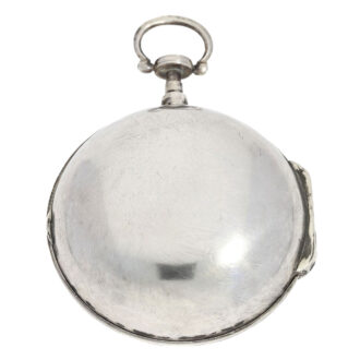 French silver verge pocket watch with calender Circa 1790 French silver verge pocket watch with calender Circa 1790
