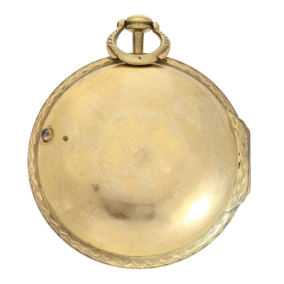 English gilt/tortoiseshell triple cased coach watch Circa 1800 English gilt/tortoiseshell triple cased coach watch Circa 1800