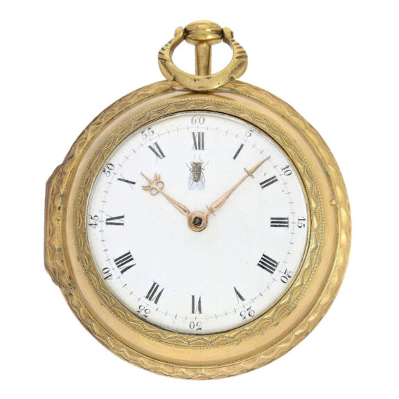 English gilt/tortoiseshell triple cased coach watch Circa 1800 English gilt/tortoiseshell triple cased coach watch Circa 1800