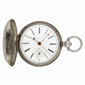 Swiss silver duplex made for the Chinese market Circa 1860