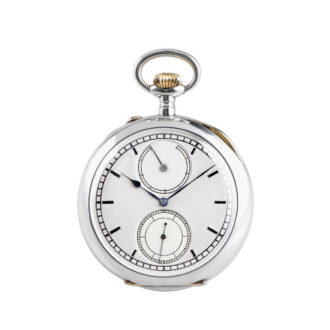 German silver chronometer with power reserve Circa 1926