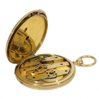Swiss gold and enamel watch for the Chinese market Circa 1850