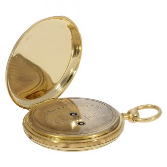 Swiss gold and enamel watch for the Chinese market Circa 1850