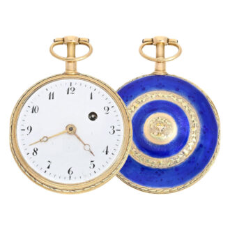 French gold repeating a toc verge pocket watch Circa 1790