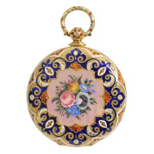 Gold Swiss watch made for the Ottoman market Circa 1850