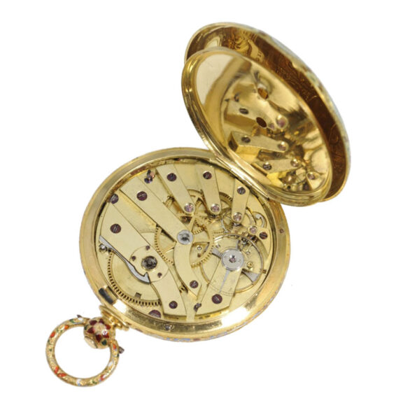 Gold Swiss watch made for the Ottoman market Circa 1850 Gold Swiss watch made for the Ottoman market Circa 1850
