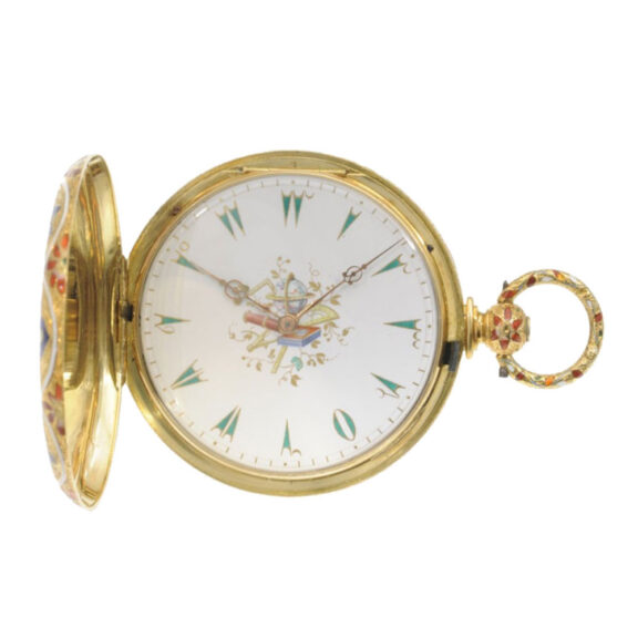 Gold Swiss watch made for the Ottoman market Circa 1850 Gold Swiss watch made for the Ottoman market Circa 1850
