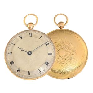 French gold Lepine cylinder pocket watch Circa 1825