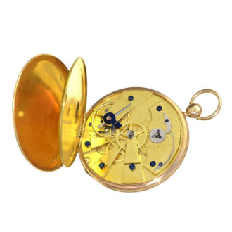 French gold Lepine cylinder pocket watch Circa 1825