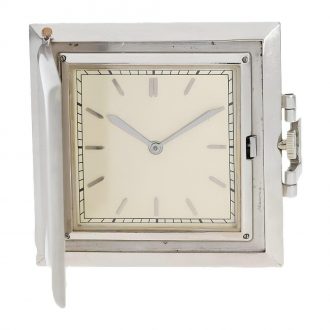 Swiss platinum square Art Deco lever dress watch Circa 1920