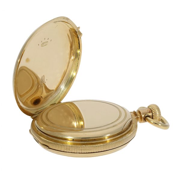 Swiss gold hunting cased ankerchronometer Circa 1870 Swiss gold hunting cased ankerchronometer Circa 1870