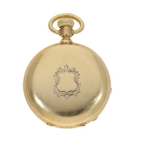 Swiss gold hunting cased ankerchronometer Circa 1870 Swiss gold hunting cased ankerchronometer Circa 1870