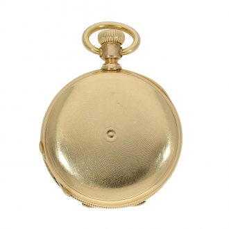 Swiss gold hunting cased ankerchronometer Circa 1870