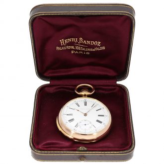 French 18K gold minute repeating lever watch Circa 1890 French 18K gold minute repeating lever watch Circa 1890