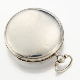 A French skeletonised verge pocket watch Circa 1810