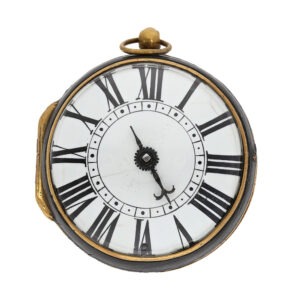 Swiss gilt single-handed verge oignon watch Circa 1690