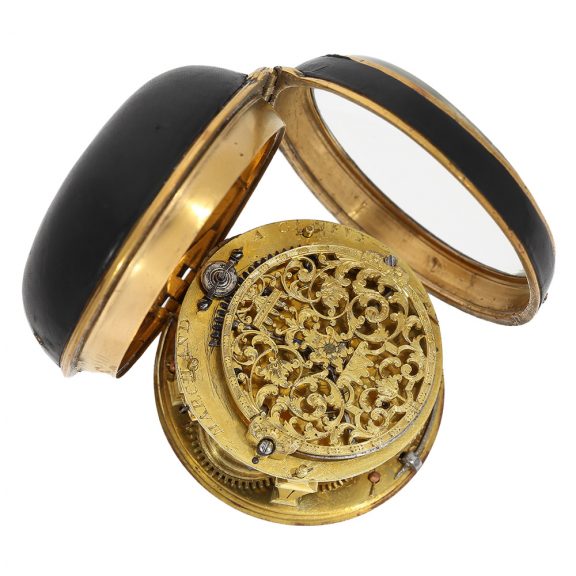 Swiss gilt single-handed verge oignon watch Circa 1690 Swiss gilt single-handed verge oignon watch Circa 1690